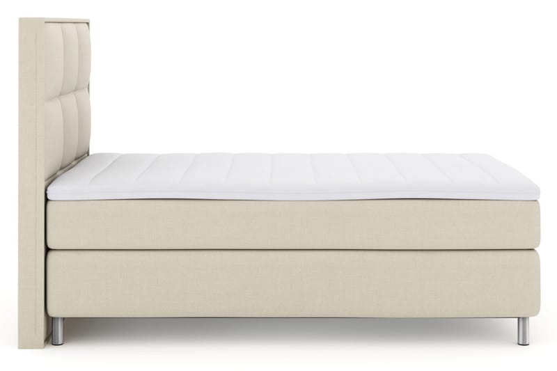 Sänkypaketti Choice No 3 120x200 Medium - Beige/Metallijalat - Huonekalut - Sänky - Jenkkisängyt