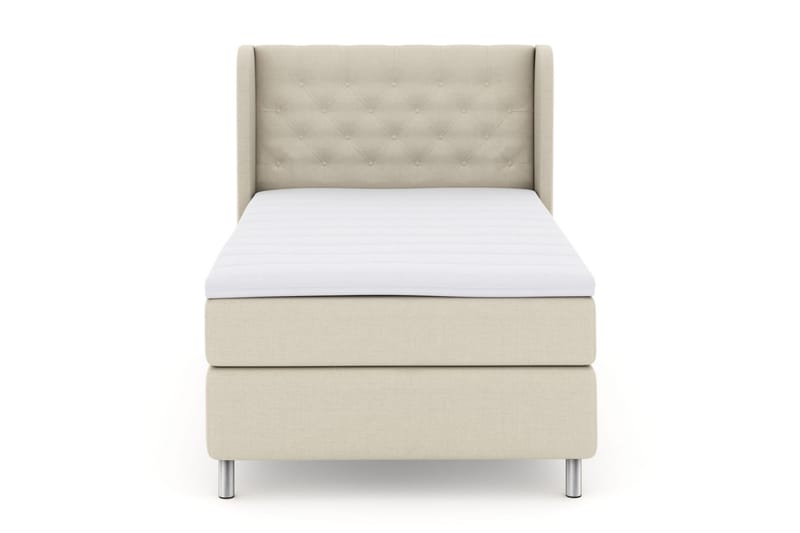 Sänkypaketti Choice No 3 120x200 Medium - Beige/Metallijalat - Huonekalut - Sänky - Jenkkisängyt