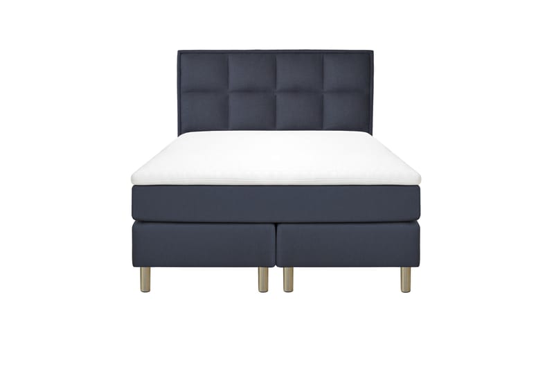 Sänkypaketti Choice No 3 120x200 Medium - Sininen/Kuparijalat - Huonekalut - Sänky - Jenkkisängyt