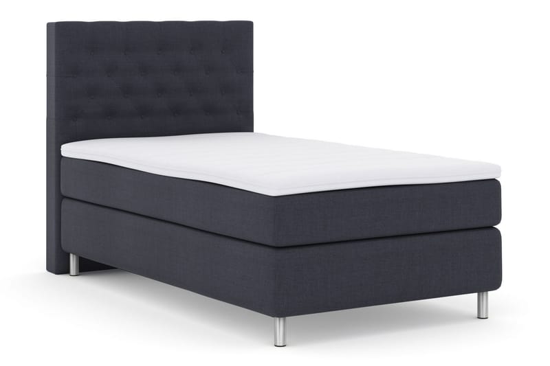 Sänkypaketti Choice No 3 120x200 Medium - Sininen/Metallijalat - Huonekalut - Sänky - Jenkkisängyt