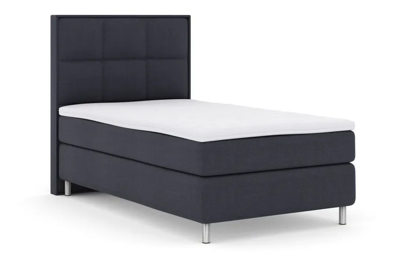 Sänkypaketti Choice No 3 120x200 Medium - Sininen/Metallijalat - Huonekalut - Sänky - Jenkkisängyt