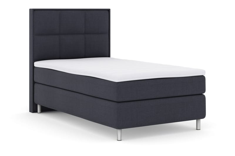 Sänkypaketti Choice No 3 120x200 Medium - Sininen/Metallijalat - Huonekalut - Sänky - Jenkkisängyt