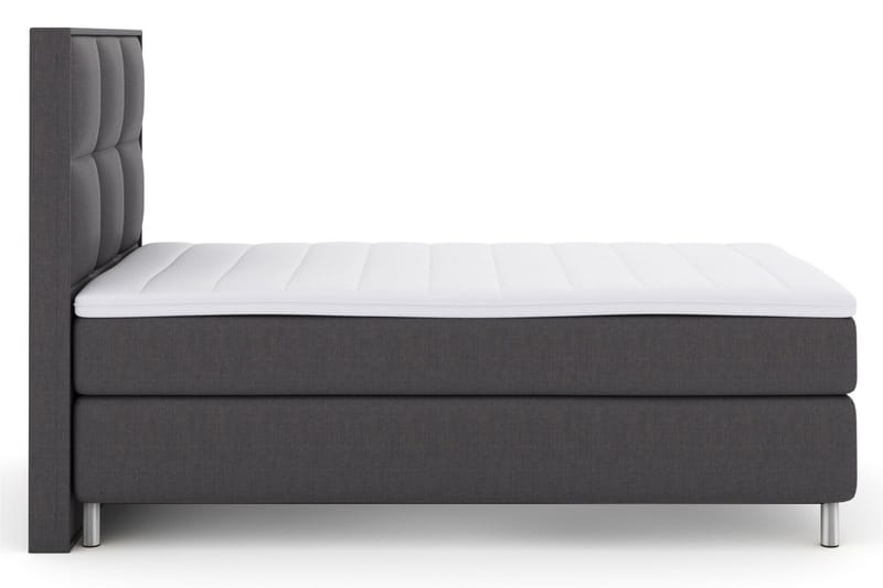 Sänkypaketti Choice No 3 120x200 Medium - Tummanharmaa/Metallijalat - Huonekalut - Sänky - Jenkkisängyt