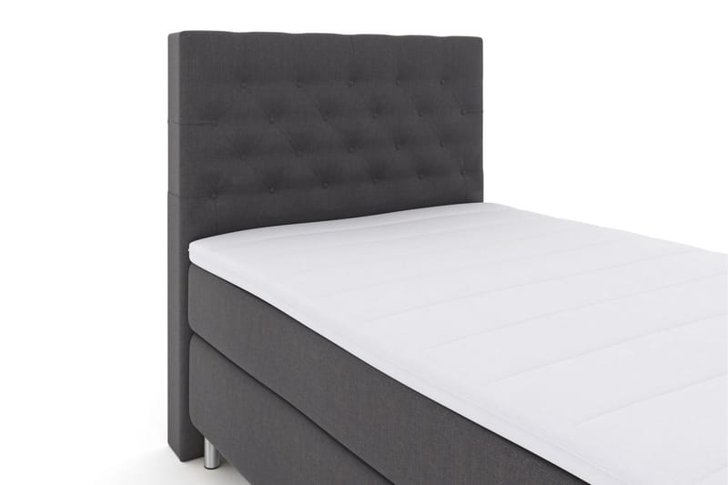 Sänkypaketti Choice No 3 120x200 Medium - Tummanharmaa/Metallijalat - Huonekalut - Sänky - Jenkkisängyt