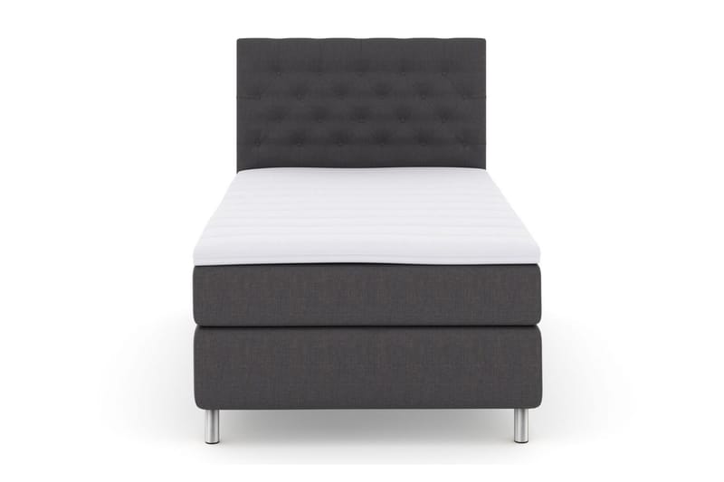 Sänkypaketti Choice No 3 120x200 Medium - Tummanharmaa/Metallijalat - Huonekalut - Sänky - Jenkkisängyt