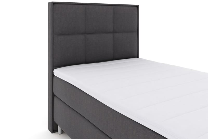 Sänkypaketti Choice No 3 120x200 Medium - Tummanharmaa/Metallijalat - Huonekalut - Sänky - Jenkkisängyt