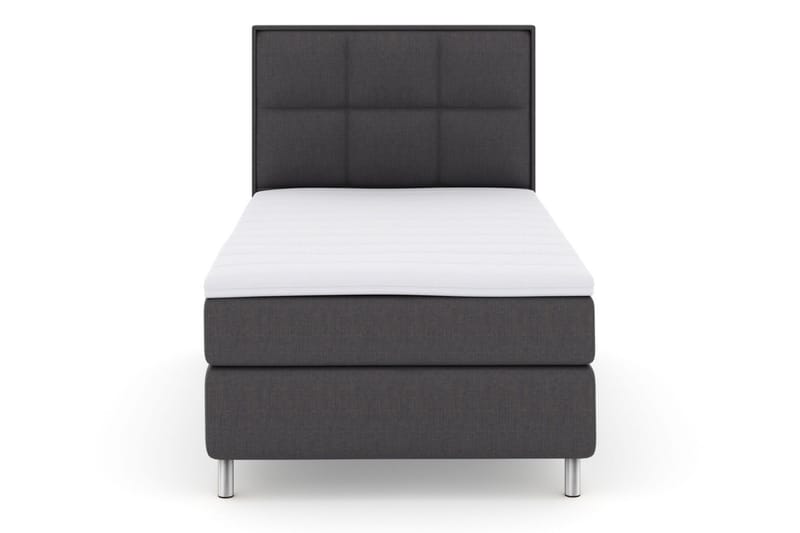 Sänkypaketti Choice No 3 120x200 Medium - Tummanharmaa/Metallijalat - Huonekalut - Sänky - Jenkkisängyt