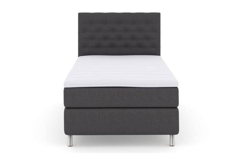 Sänkypaketti Choice No 3 120x200 Medium - Tummanharmaa/Metallijalat - Huonekalut - Sänky - Jenkkisängyt