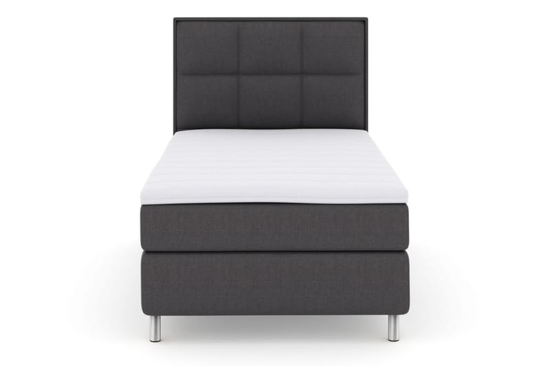 Sänkypaketti Choice No 3 120x200 Medium - Tummanharmaa/Metallijalat - Huonekalut - Sänky - Jenkkisängyt