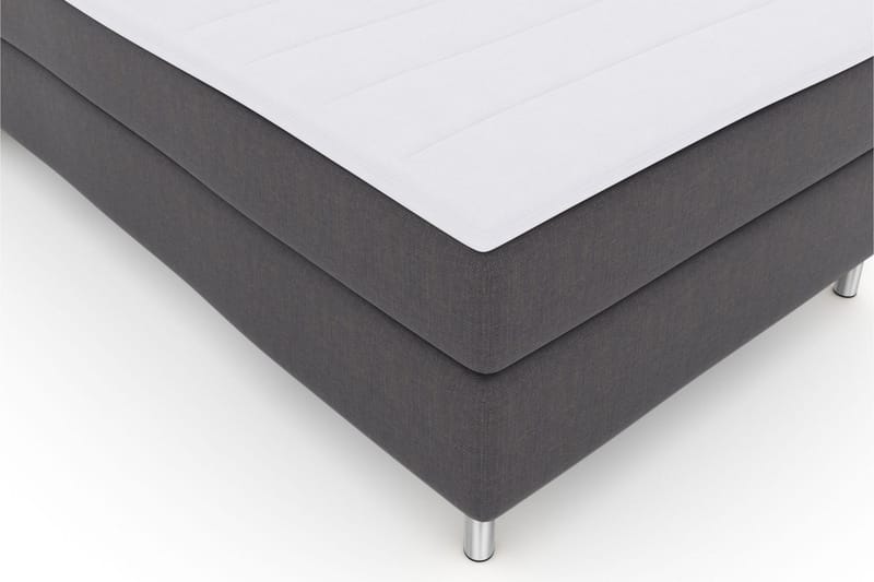 Sänkypaketti Choice No 3 120x200 Medium - Tummanharmaa/Metallijalat - Huonekalut - Sänky - Jenkkisängyt