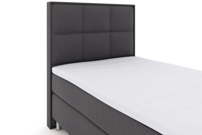 Sänkypaketti Choice No 3 120x200 Medium - Tummanharmaa/Metallijalat - Huonekalut - Sänky - Jenkkisängyt