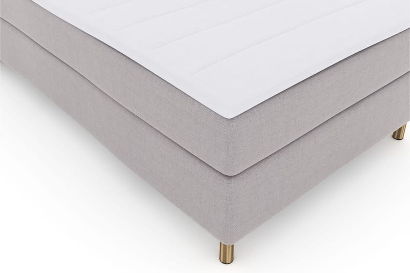 Sänkypaketti Choice No 3 120x200 Medium - Vaaleanharmaa/Kuparijalat - Huonekalut - Sänky - Jenkkisängyt