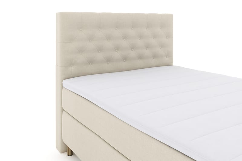 Sänkypaketti Choice No 3 140x200 Kova - Beige/Kuparijalat - Huonekalut - Sänky - Jenkkisängyt