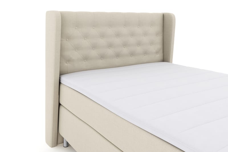 Sänkypaketti Choice No 3 140x200 Kova - Beige/Metallijalat - Huonekalut - Sänky - Jenkkisängyt