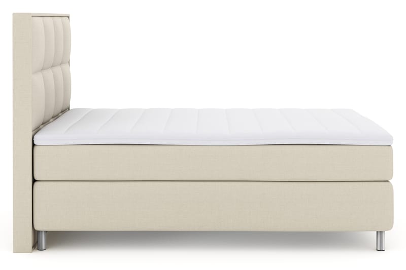 Sänkypaketti Choice No 3 140x200 Kova - Beige/Metallijalat - Huonekalut - Sänky - Jenkkisängyt