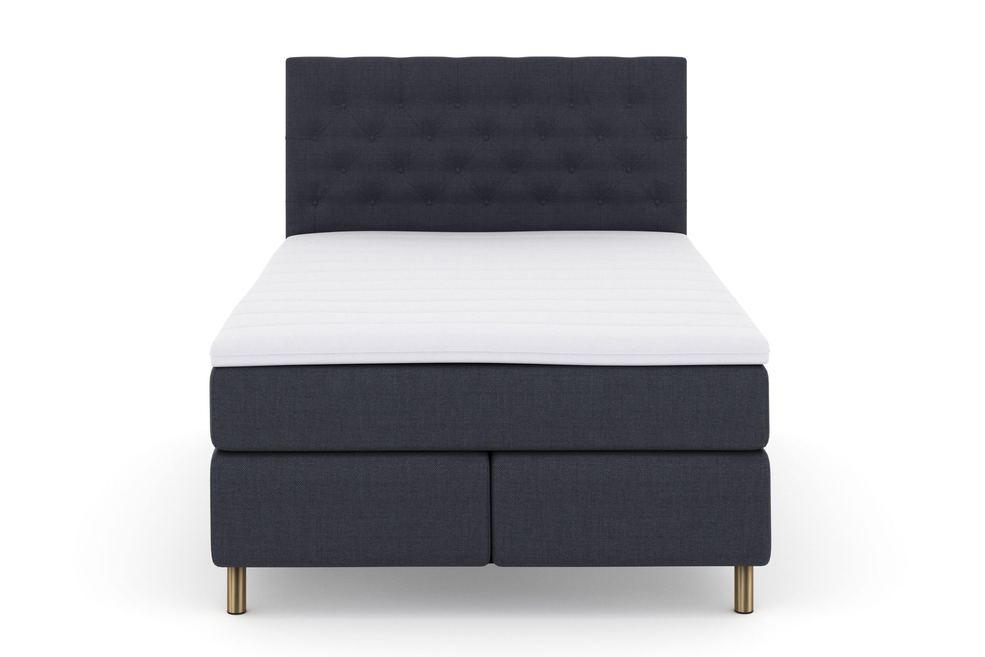 Sänkypaketti Choice No 3 140x200 Kova - Sininen/Kuparijalat - Huonekalut - Sänky - Jenkkisängyt
