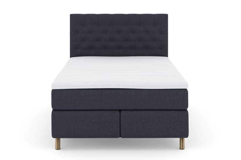 Sänkypaketti Choice No 3 140x200 Kova - Sininen/Kuparijalat - Huonekalut - Sänky - Jenkkisängyt