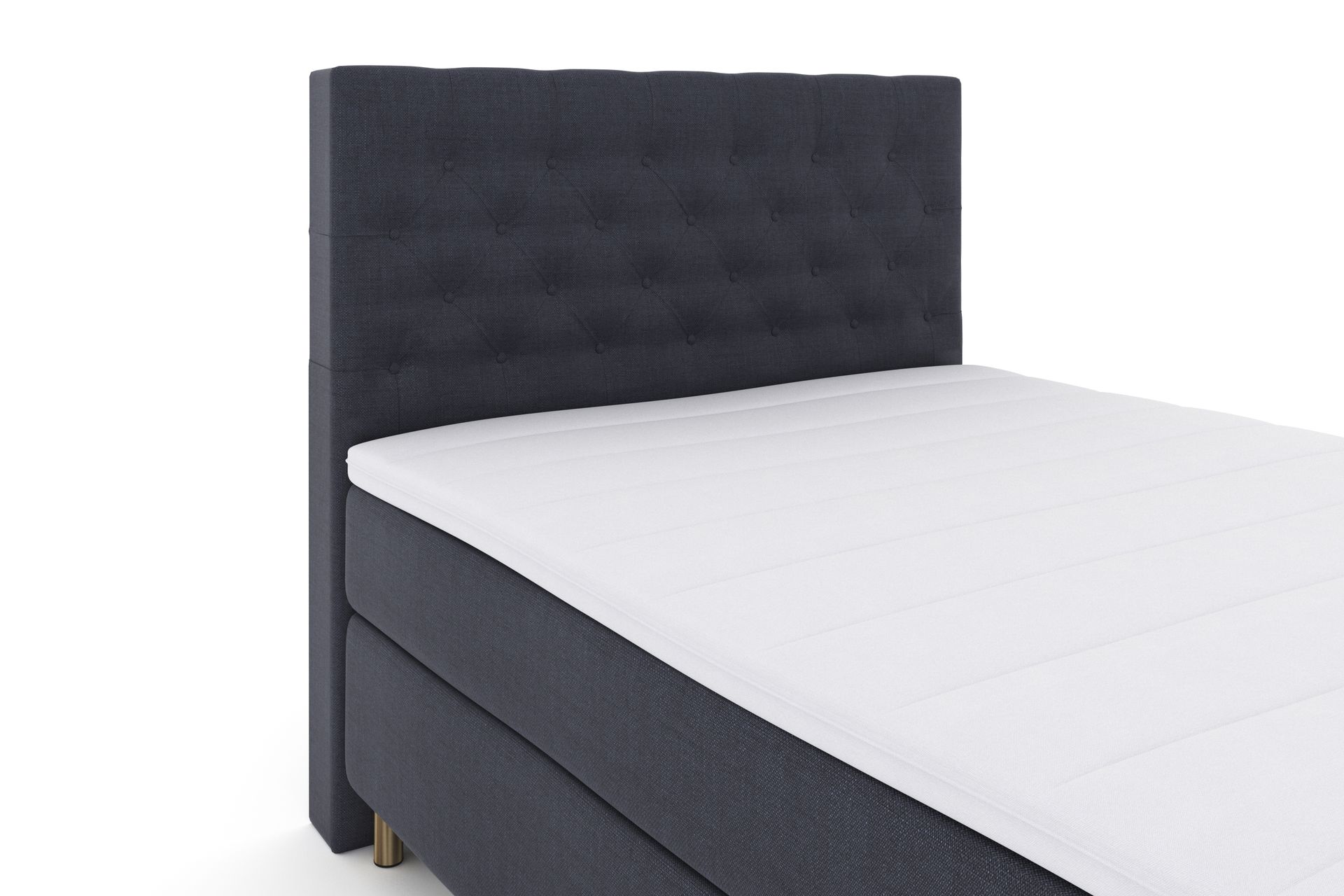 Sänkypaketti Choice No 3 140x200 Kova - Sininen/Kuparijalat - Huonekalut - Sänky - Jenkkisängyt