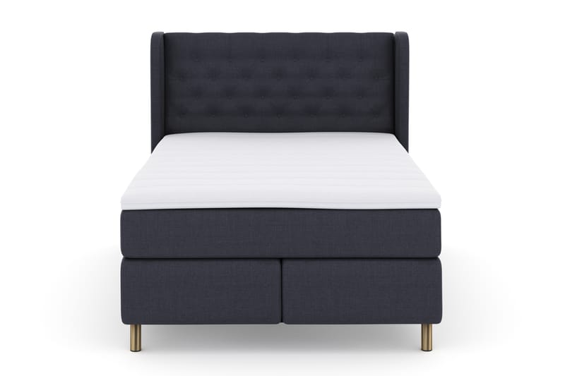 Sänkypaketti Choice No 3 140x200 Kova - Sininen/Kuparijalat - Huonekalut - Sänky - Jenkkisängyt