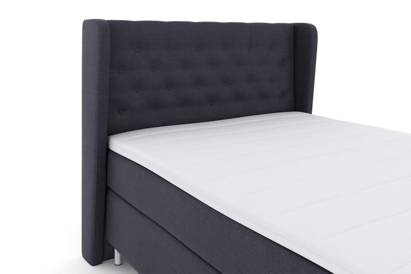 Sänkypaketti Choice No 3 140x200 Kova - Sininen/Metallijalat - Huonekalut - Sänky - Jenkkisängyt
