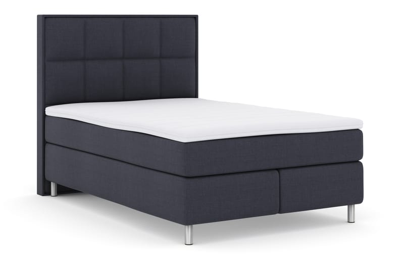 Sänkypaketti Choice No 3 140x200 Kova - Sininen/Metallijalat - Huonekalut - Sänky - Jenkkisängyt