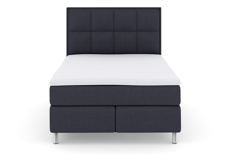 Sänkypaketti Choice No 3 140x200 Kova - Sininen/Metallijalat - Huonekalut - Sänky - Jenkkisängyt