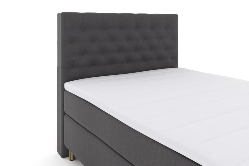 Sänkypaketti Choice No 3 140x200 Kova - Tummanharmaa/Kuparijalat - Huonekalut - Sänky - Jenkkisängyt
