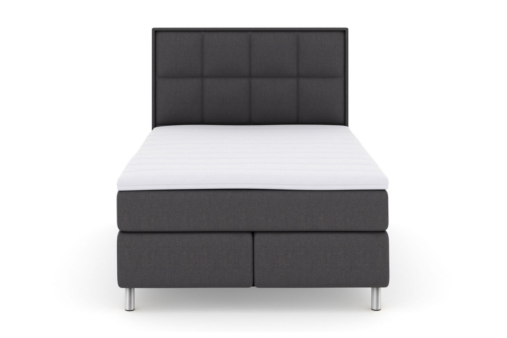 Sänkypaketti Choice No 3 140x200 Kova/Medium - Tummanharmaa/Metallijalat - Huonekalut - Sänky - Jenkkisängyt