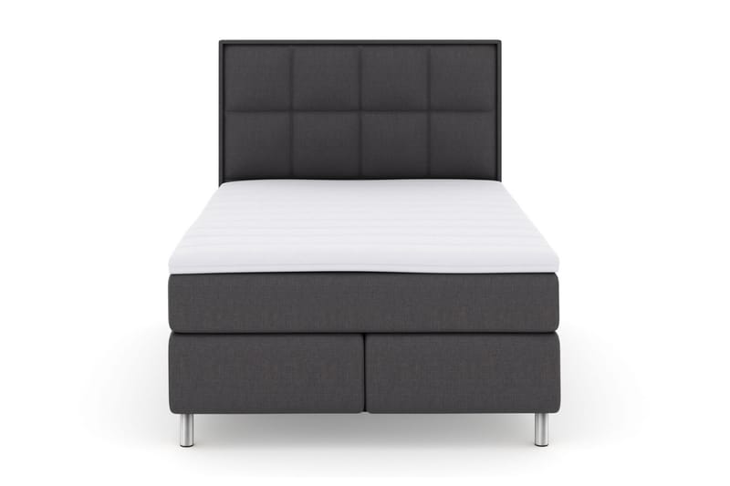 Sänkypaketti Choice No 3 140x200 Kova/Medium - Tummanharmaa/Metallijalat - Huonekalut - Sänky - Jenkkisängyt