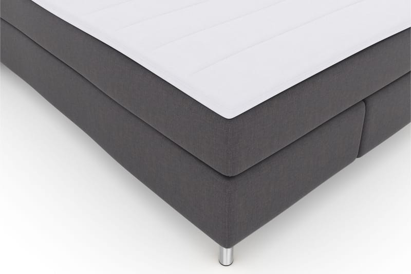 Sänkypaketti Choice No 3 140x200 Kova/Medium - Tummanharmaa/Metallijalat - Huonekalut - Sänky - Jenkkisängyt