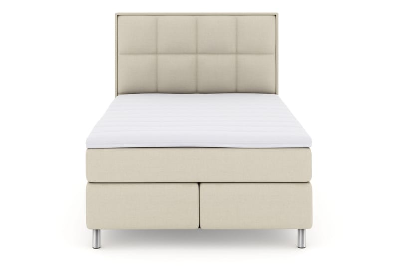 Sänkypaketti Choice No 3 140x200 Medium - Beige/Metallijalat - Huonekalut - Sänky - Jenkkisängyt