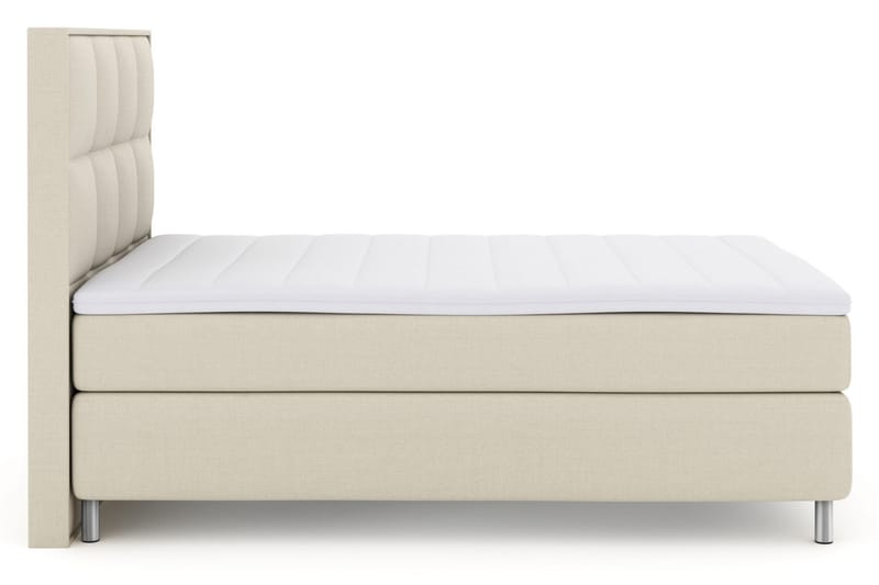 Sänkypaketti Choice No 3 140x200 Medium - Beige/Metallijalat - Huonekalut - Sänky - Jenkkisängyt
