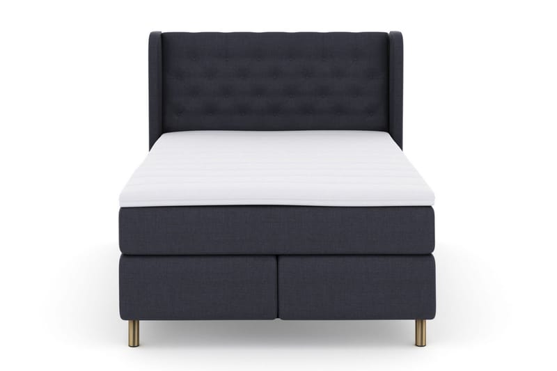 Sänkypaketti Choice No 3 140x200 Medium - Sininen/Kuparijalat - Huonekalut - Sänky - Jenkkisängyt