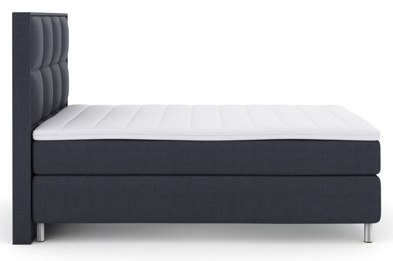 Sänkypaketti Choice No 3 140x200 Medium - Sininen/Metallijalat - Huonekalut - Sänky - Jenkkisängyt