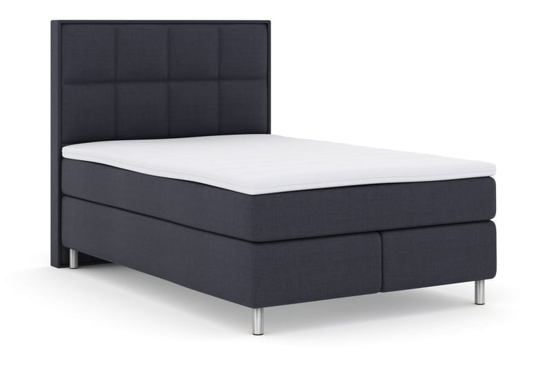 Sänkypaketti Choice No 3 140x200 Medium - Sininen/Metallijalat - Huonekalut - Sänky - Jenkkisängyt