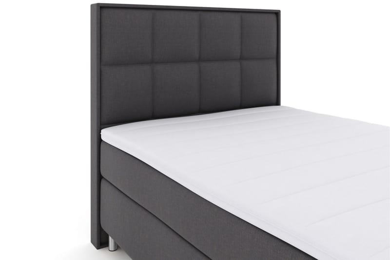 Sänkypaketti Choice No 3 140x200 Medium - Tummanharmaa/Metallijalat - Huonekalut - Sänky - Jenkkisängyt