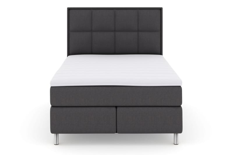 Sänkypaketti Choice No 3 140x200 Medium - Tummanharmaa/Metallijalat - Huonekalut - Sänky - Jenkkisängyt