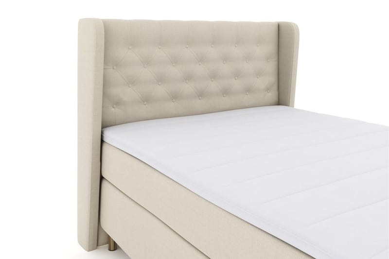 Sänkypaketti Choice No 3 160x200 Kova - Beige/Kuparijalat - Huonekalut - Sänky - Jenkkisängyt