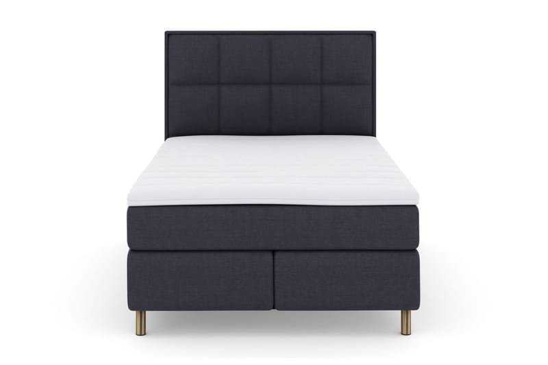 Sänkypaketti Choice No 3 160x200 Kova - Sininen/Kuparijalat - Huonekalut - Sänky - Jenkkisängyt
