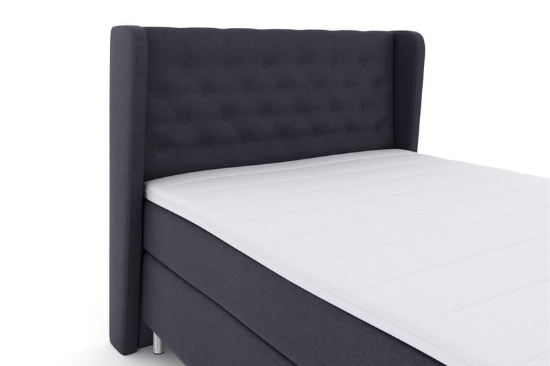 Sänkypaketti Choice No 3 160x200 Kova - Sininen/Metallijalat - Huonekalut - Sänky - Jenkkisängyt