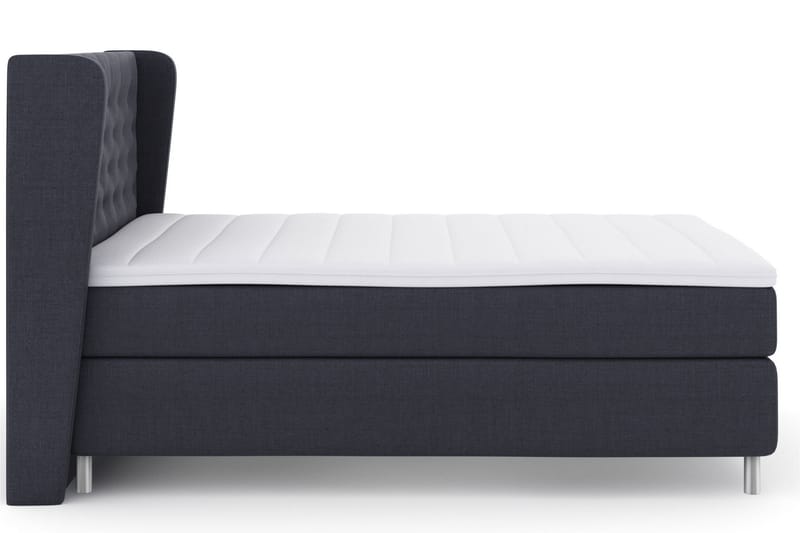 Sänkypaketti Choice No 3 160x200 Kova - Sininen/Metallijalat - Huonekalut - Sänky - Jenkkisängyt