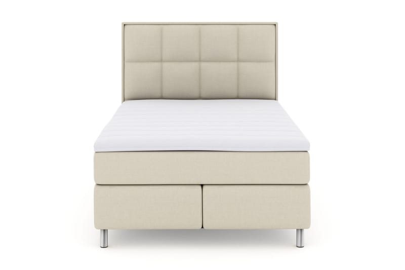 Sänkypaketti Choice No 3 160x200 Kova/Medium - Beige/Metallijalat - Huonekalut - Sänky - Jenkkisängyt