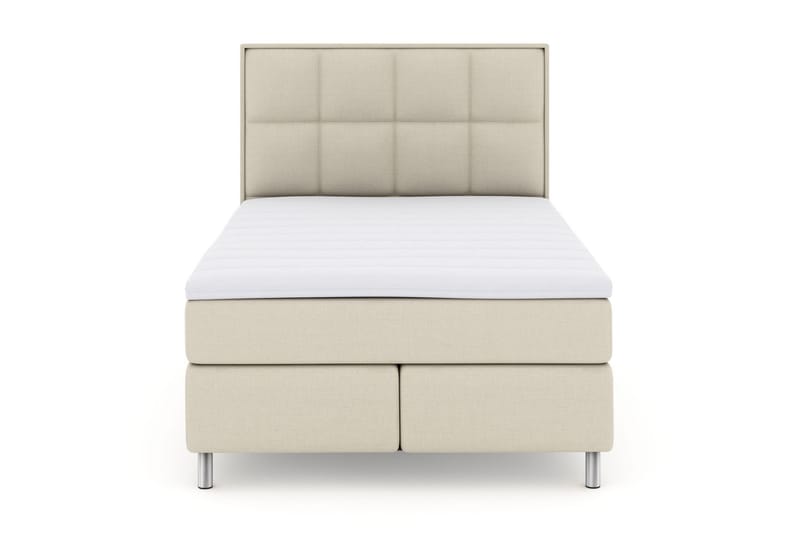 Sänkypaketti Choice No 3 160x200 Kova/Medium - Beige/Metallijalat - Huonekalut - Sänky - Jenkkisängyt