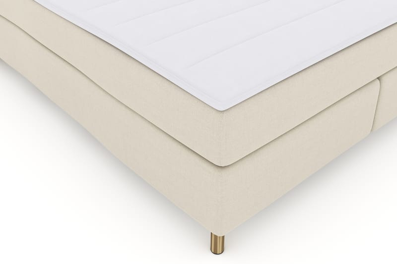Sänkypaketti Choice No 3 180x200 Kova - Beige/Kuparijalat - Huonekalut - Sänky - Jenkkisängyt