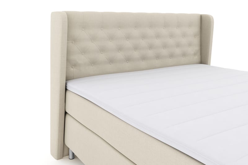 Sänkypaketti Choice No 3 180x200 Kova - Beige/Metallijalat - Huonekalut - Sänky - Jenkkisängyt