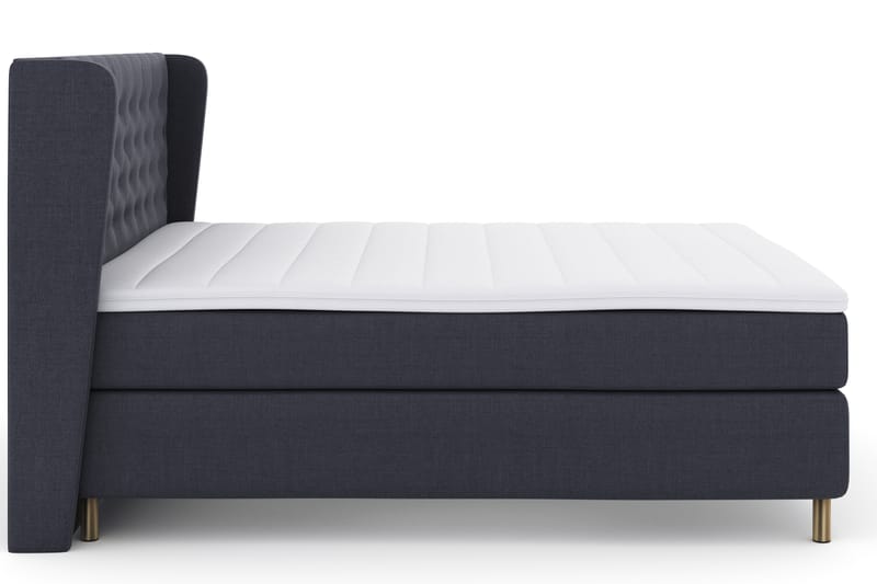 Sänkypaketti Choice No 3 180x200 Kova - Sininen/Kuparijalat - Huonekalut - Sänky - Jenkkisängyt