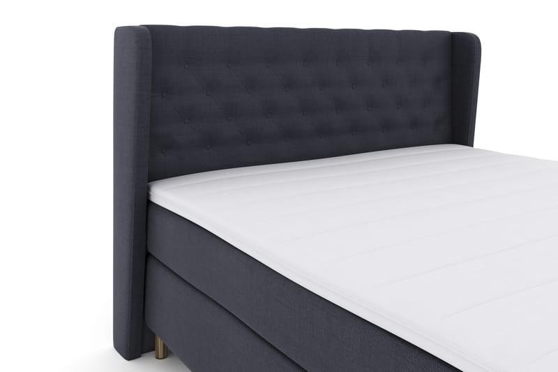 Sänkypaketti Choice No 3 180x200 Kova - Sininen/Kuparijalat - Huonekalut - Sänky - Jenkkisängyt