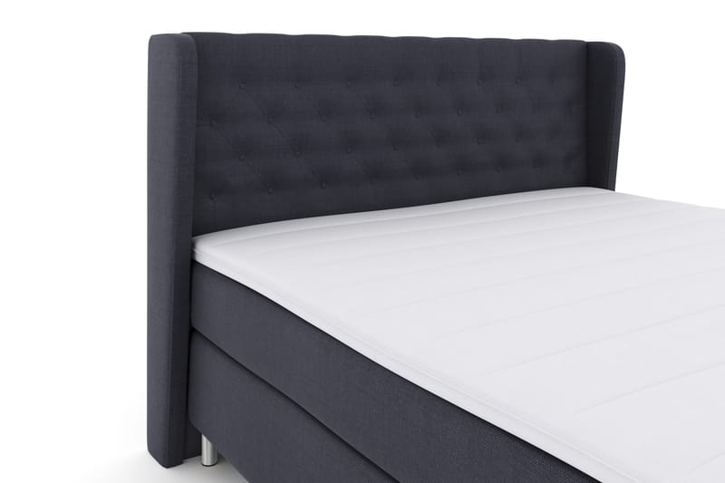 Sänkypaketti Choice No 3 180x200 Kova - Sininen/Metallijalat - Huonekalut - Sänky - Jenkkisängyt