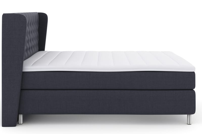 Sänkypaketti Choice No 3 180x200 Kova - Sininen/Metallijalat - Huonekalut - Sänky - Jenkkisängyt