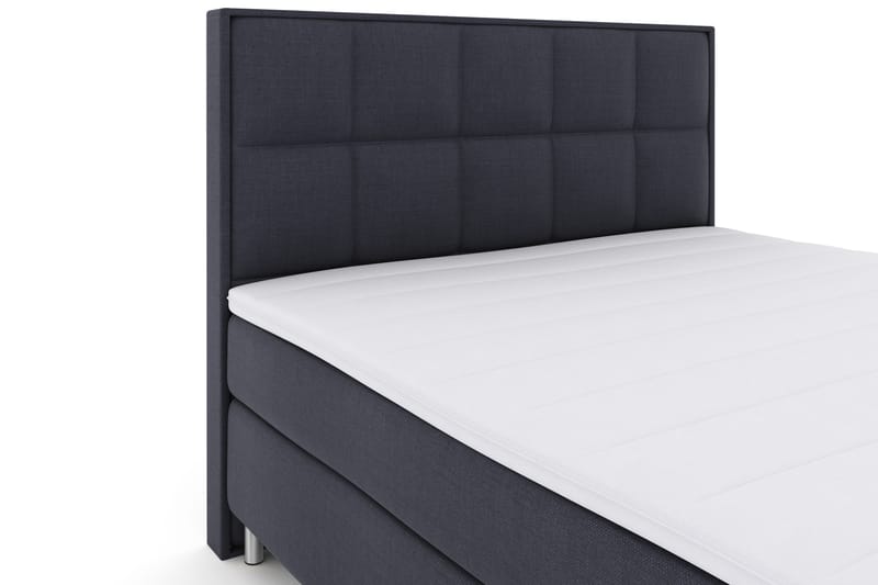 Sänkypaketti Choice No 3 180x200 Kova - Sininen/Metallijalat - Huonekalut - Sänky - Jenkkisängyt